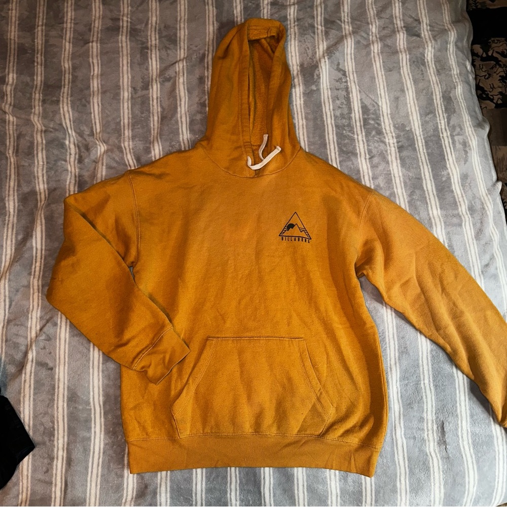 yellow billabong hoodie